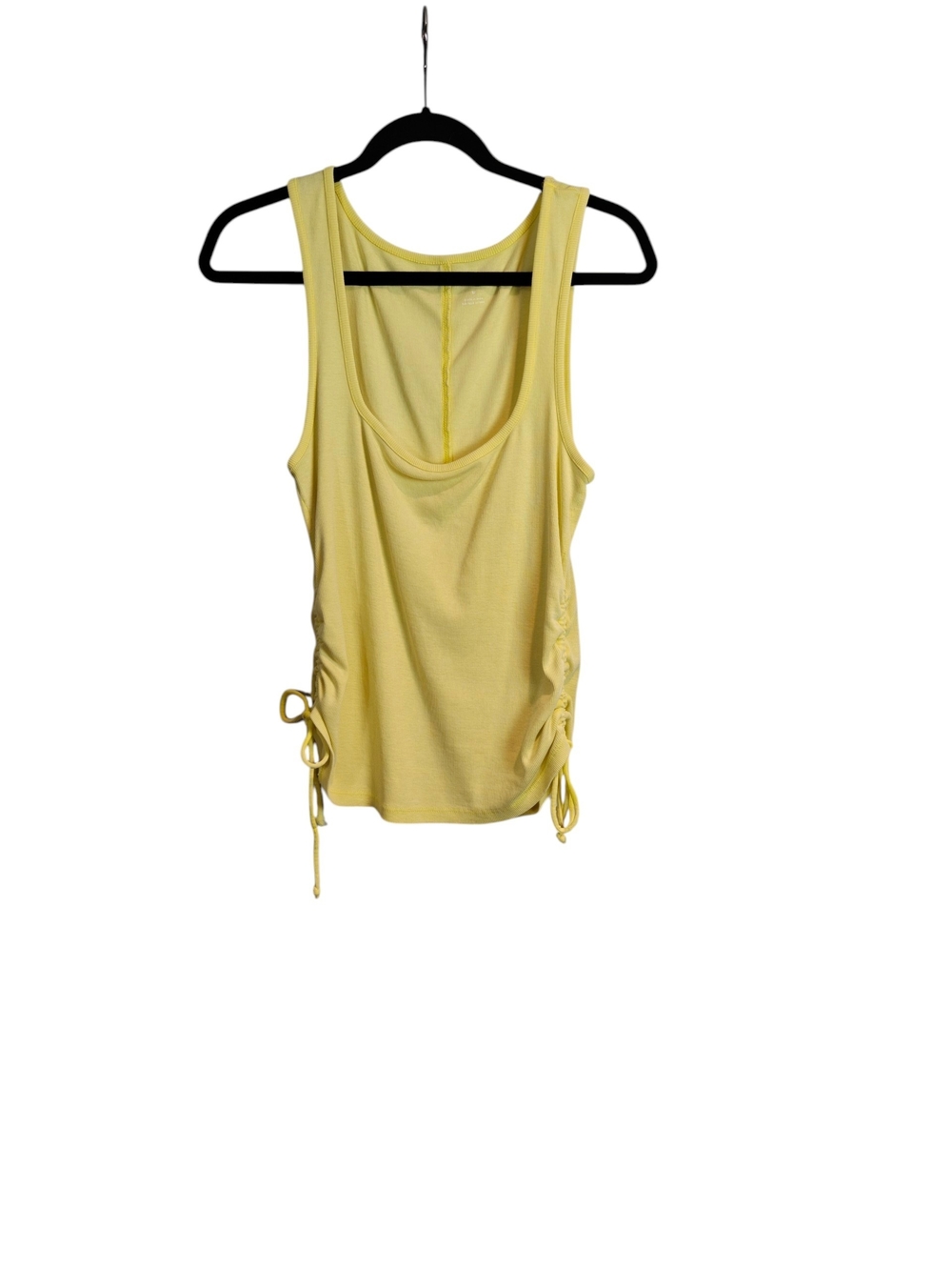 ANTHROPOLOGIE PILCRO Side Tie Tank In Sunny Lemon Size Medium